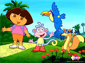 Dora est repassée vite fait @home