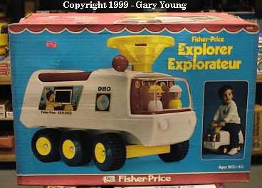 L'explorer de Fisher price dans son emballage d'origine