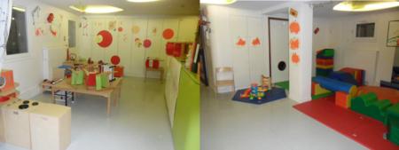 Locaux d'une halte garderie sur Paris