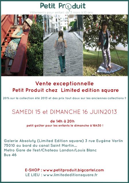 Petit Produit chez Limited Edition Square
