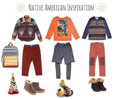 mode enfant native americaine