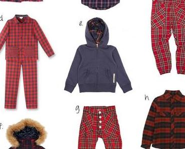 Les carreaux, le tartan – la tendance dans la mode enfant