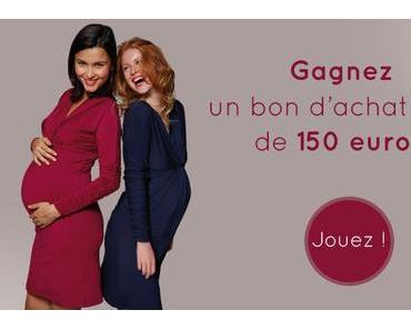 Gagnez un bon d’achat de 150€ sur les vêtements Grossesse & Allaitement