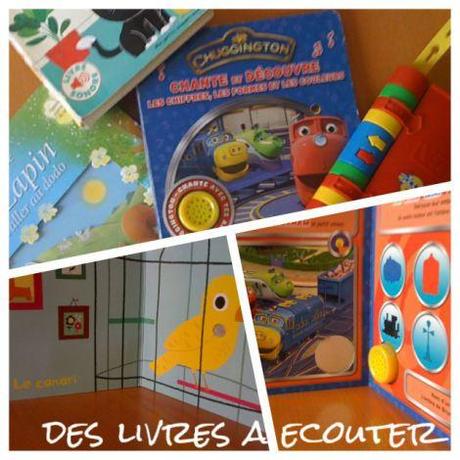 Les livres sonores pour les petits et plus grands bébés livres-sonores-section pour enfant