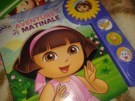 Les livres sonores pour les petits et plus grands bébés livres-sonores-dora l'exploratrice