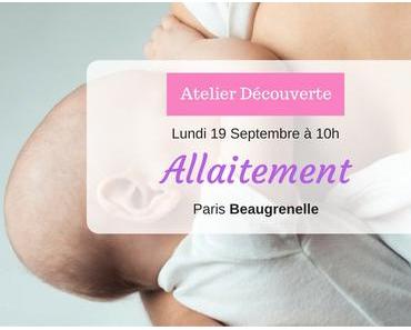 Atelier découverte autour de l’allaitement