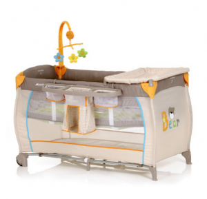 Lit parapluie luxe Hauck Babycenter + table à langer : le lit de voyage tout en un