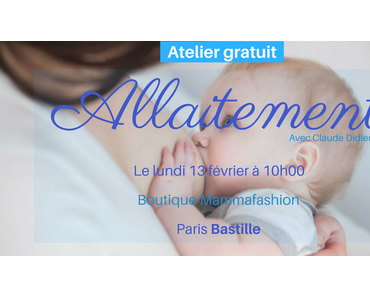 Découvrez tout sur l’allaitement lors d’un atelier gratuit.