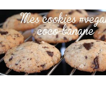 Mes cookies coco-banane (recette 100% vegan)