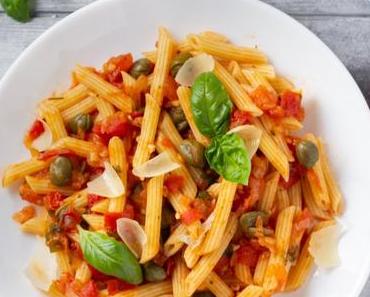 Spaghetti aux artichauts, olives noires et tomates séchées