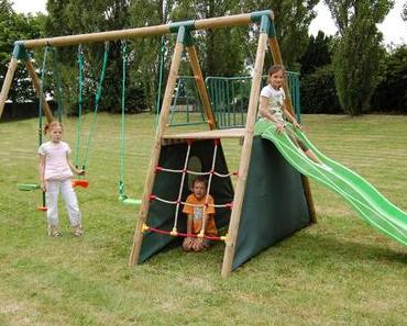 Le jardin parfait pour enfants : toboggan et compagnie !